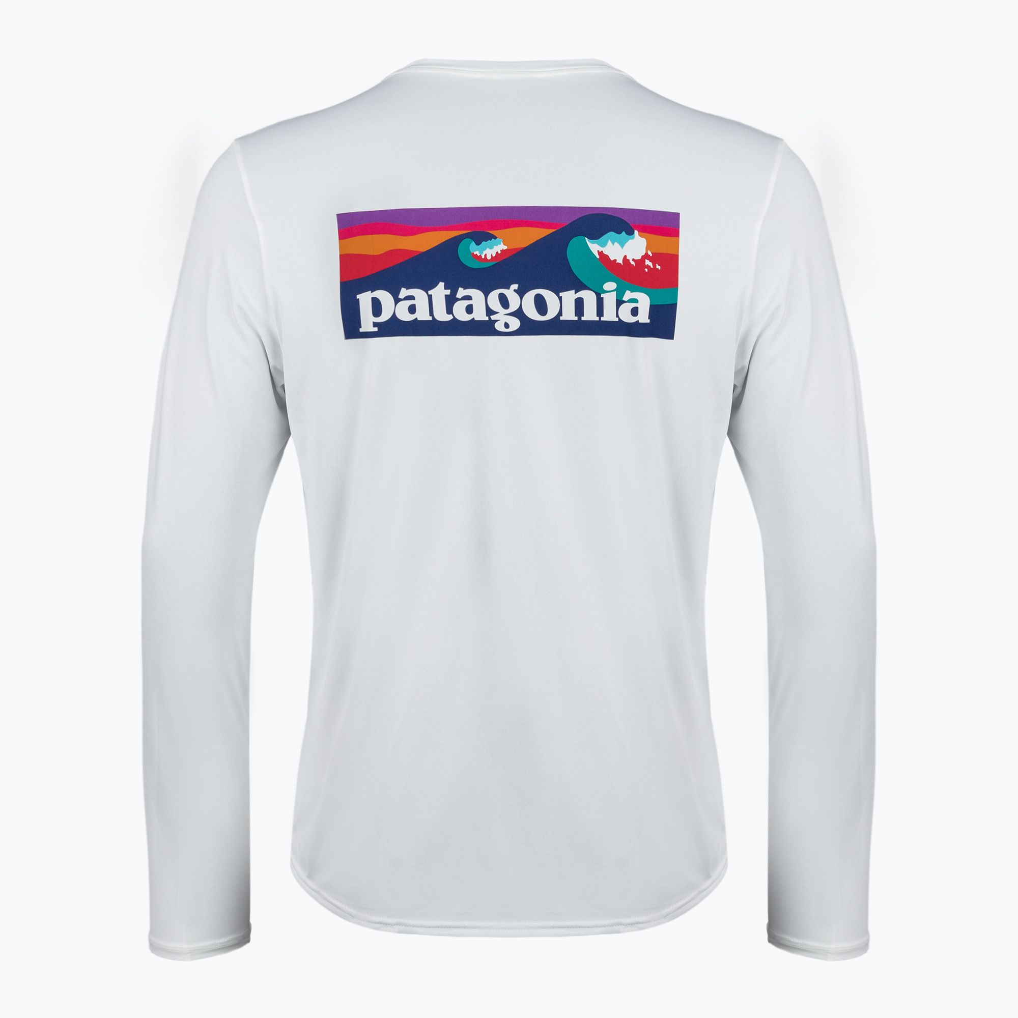 Longsleeve trekkingowy męski Patagonia Cap Cool Daily Graphic Shirt-Waters boardshort logo/white zdjęcie nr 4