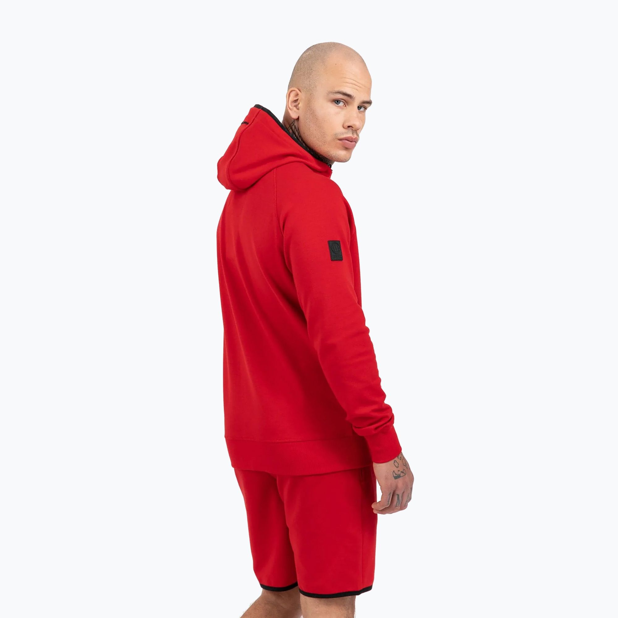 Bluza męska Pitbull West Coast Skylark Hooded Sweatshirt red zdjęcie nr 3