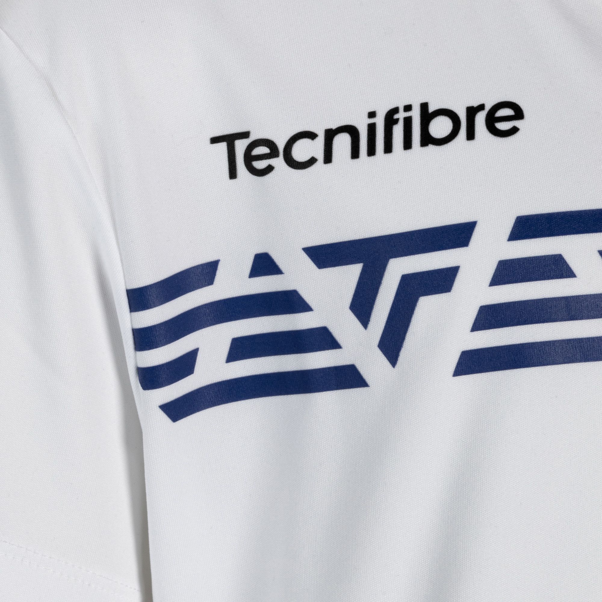 Koszulka tenisowa dziecięca Tecnifibre Airmesh biała 22F2ST F2 zdjęcie nr 3