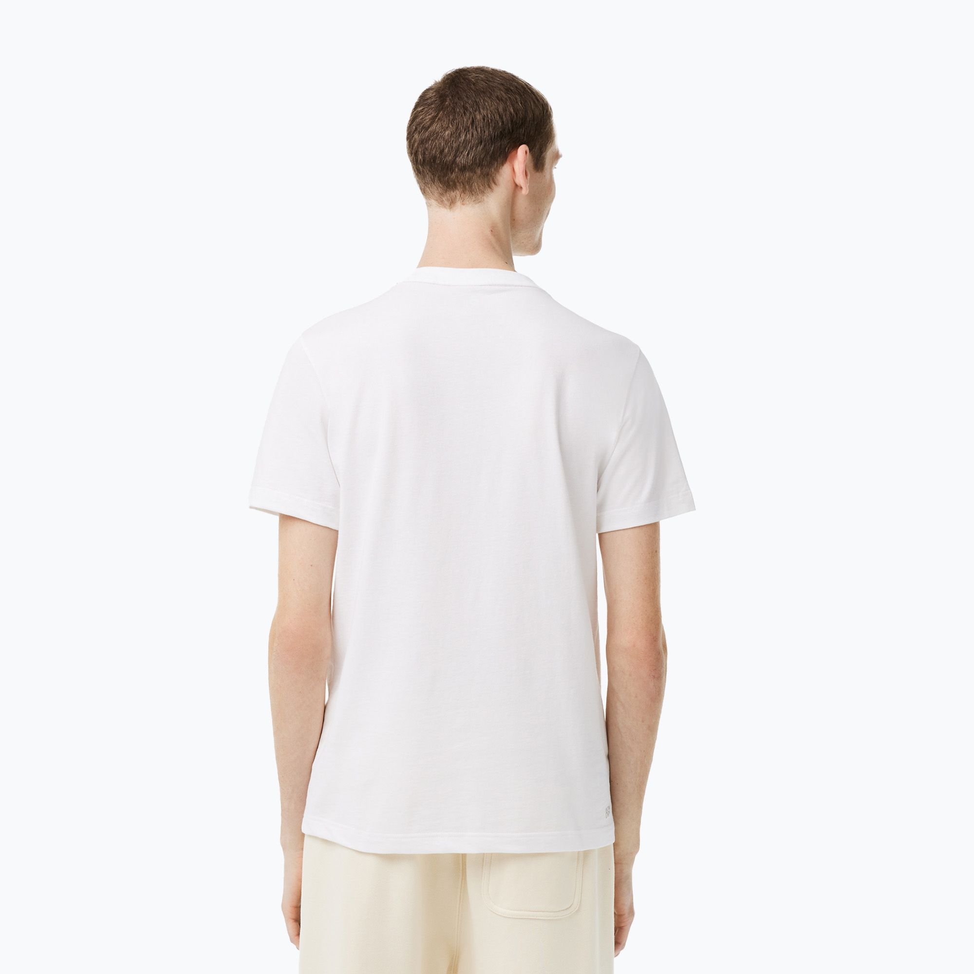 Koszulka tenisowa męska Lacoste TH2116 white zdjęcie nr 2