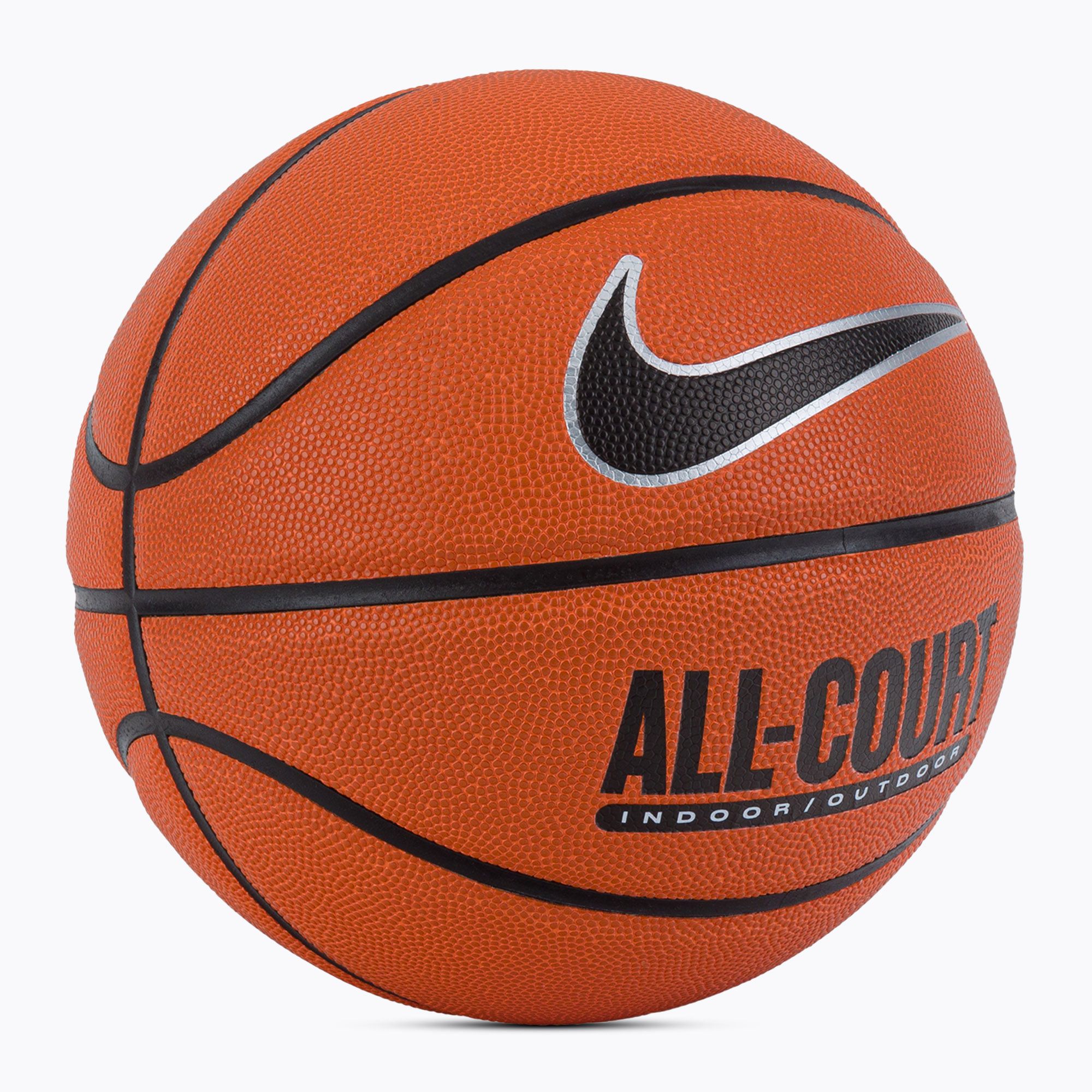 Piłka do koszykówki Nike Everyday All Court 8P Deflated amber/black/metallic silver rozmiar 7 zdjęcie nr 2