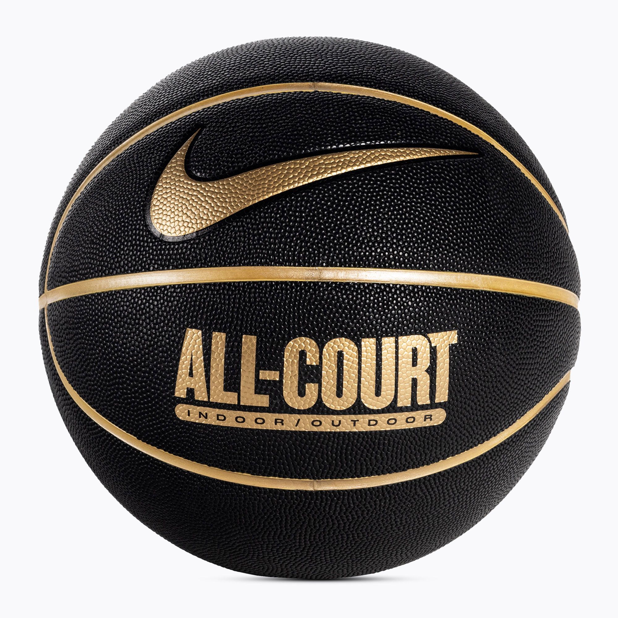 Piłka do koszykówki Nike Everyday All Court 8P Deflated black/metallic gold rozmiar 7