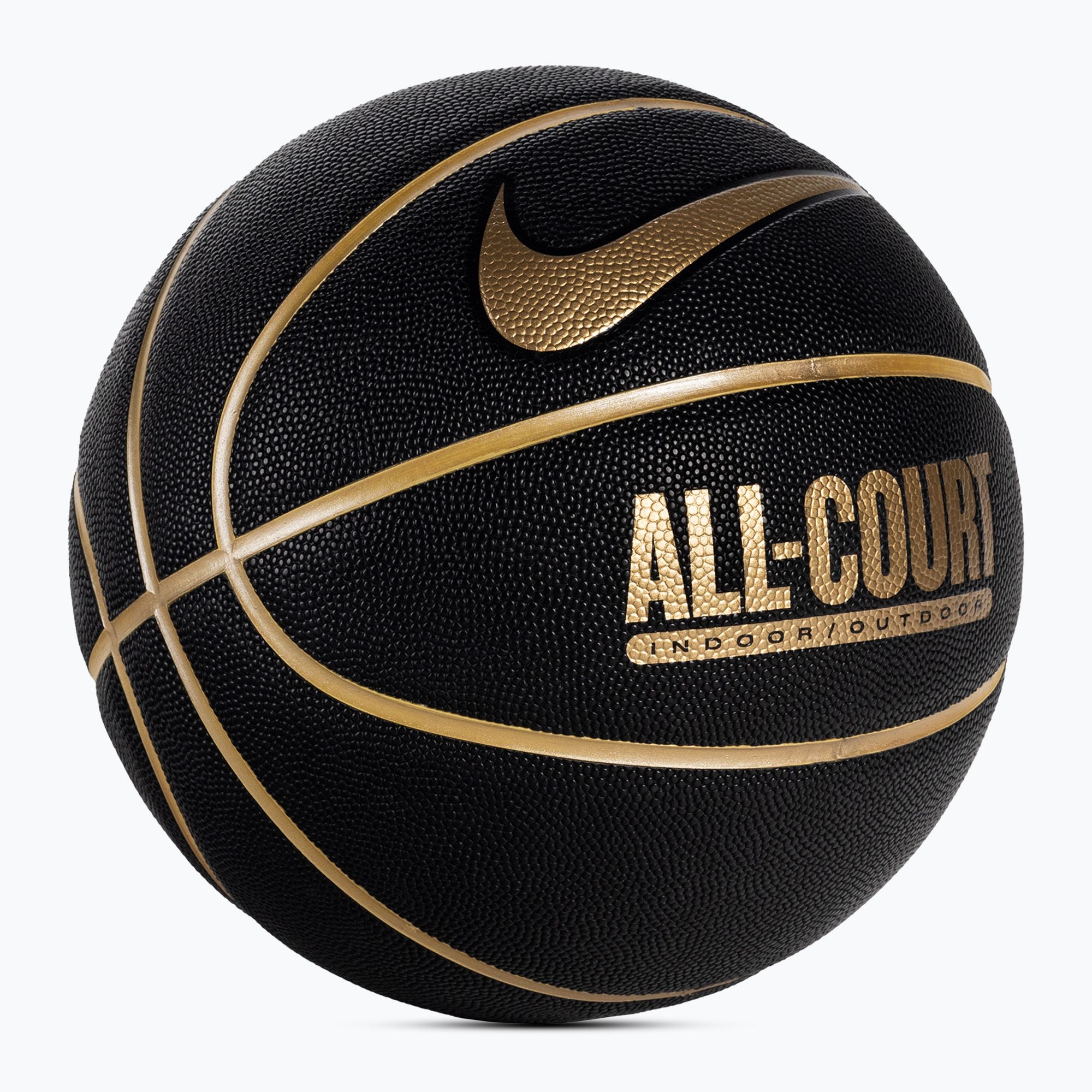 Piłka do koszykówki Nike Everyday All Court 8P Deflated black/metallic gold rozmiar 7 zdjęcie nr 2