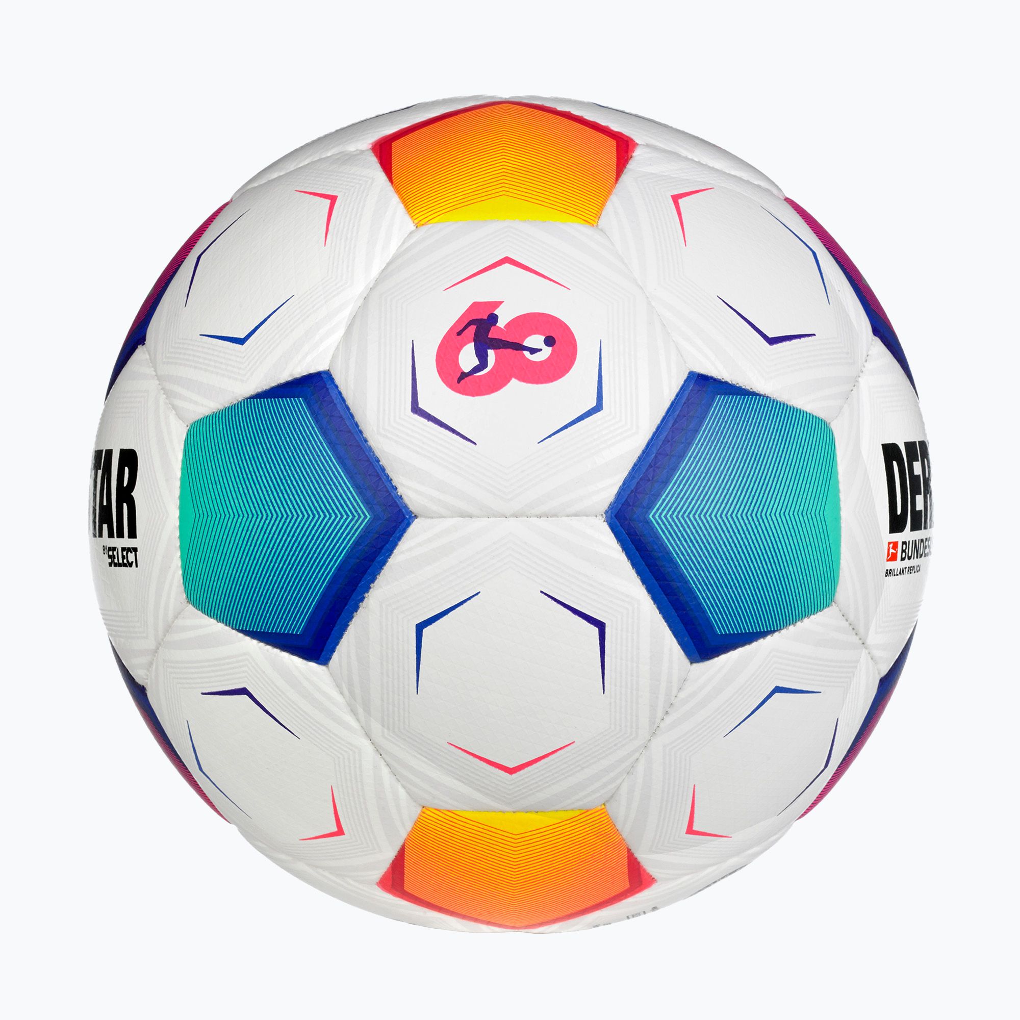 Piłka do piłki nożnej DERBYSTAR Bundesliga Brillant Replica v23 multicolor rozmiar 4 zdjęcie nr 2
