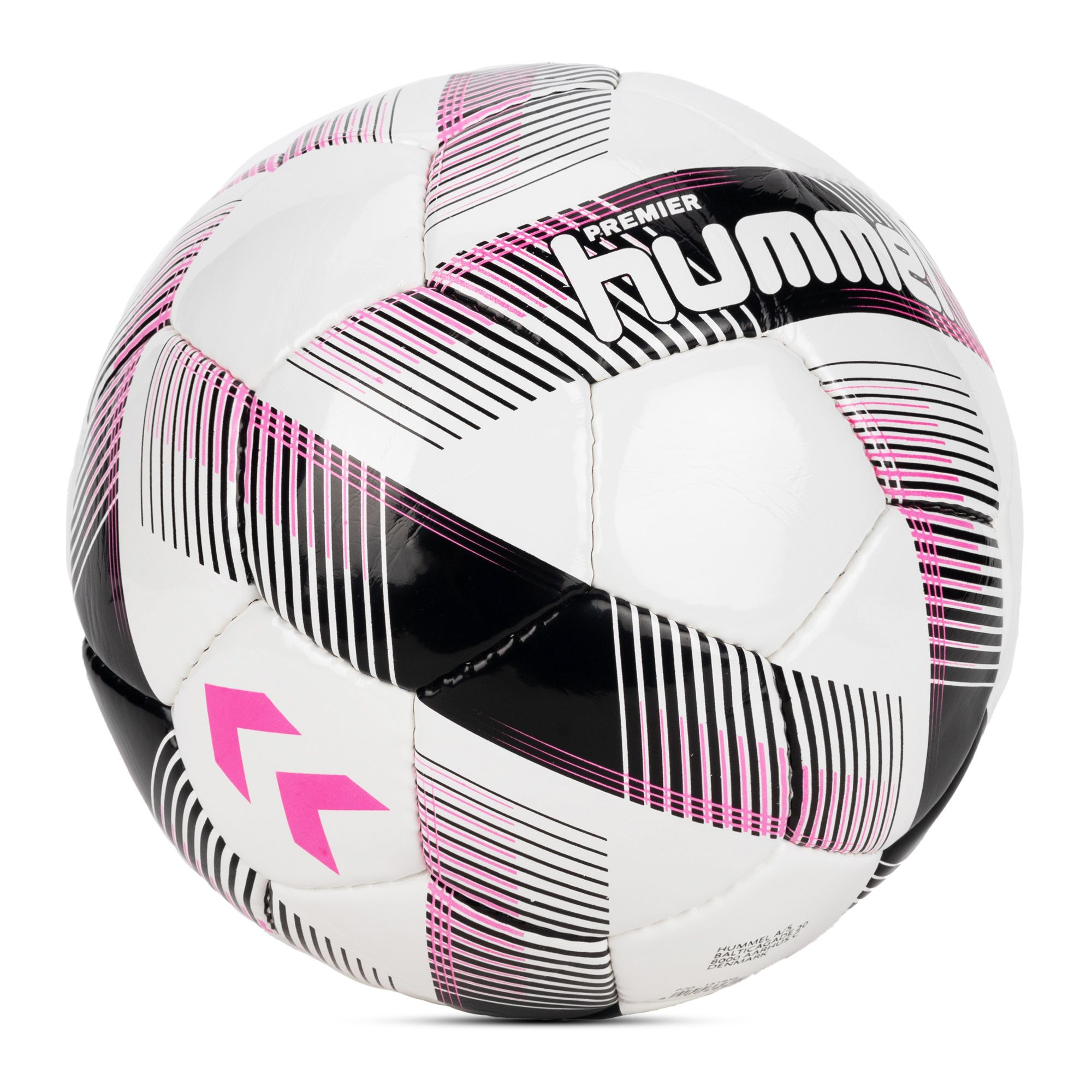 Piłka do piłki nożnej Hummel Premier FB white/black/pink rozmiar 5 zdjęcie nr 2