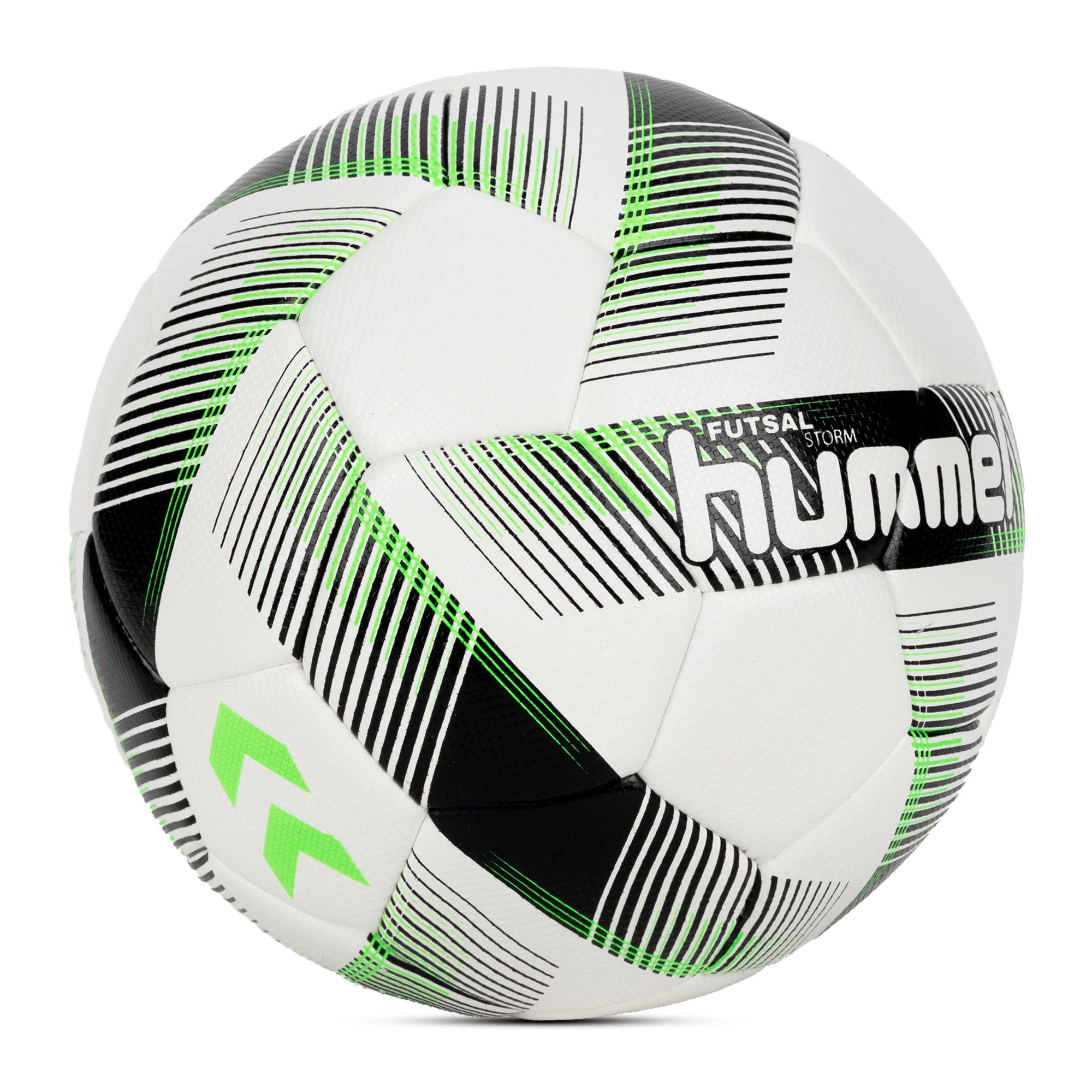 Piłka do piłki nożnej Hummel Storm FB white/black/green rozmiar 4 zdjęcie nr 2