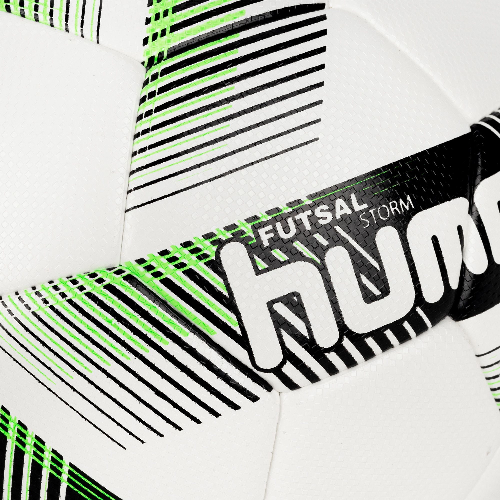 Piłka do piłki nożnej Hummel Storm FB white/black/green rozmiar 4 zdjęcie nr 3