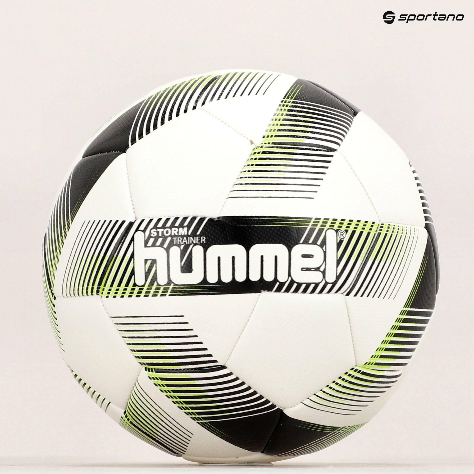 Piłka do piłki nożnej Hummel Storm Trainer FB white/black/green rozmiar 5 zdjęcie nr 5