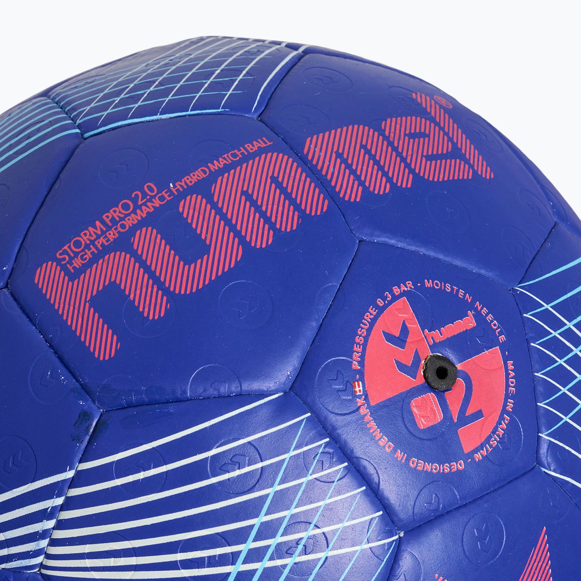 Piłka do piłki ręcznej Hummel Storm Pro 2.0 HB blue/red rozmiar 3 zdjęcie nr 3