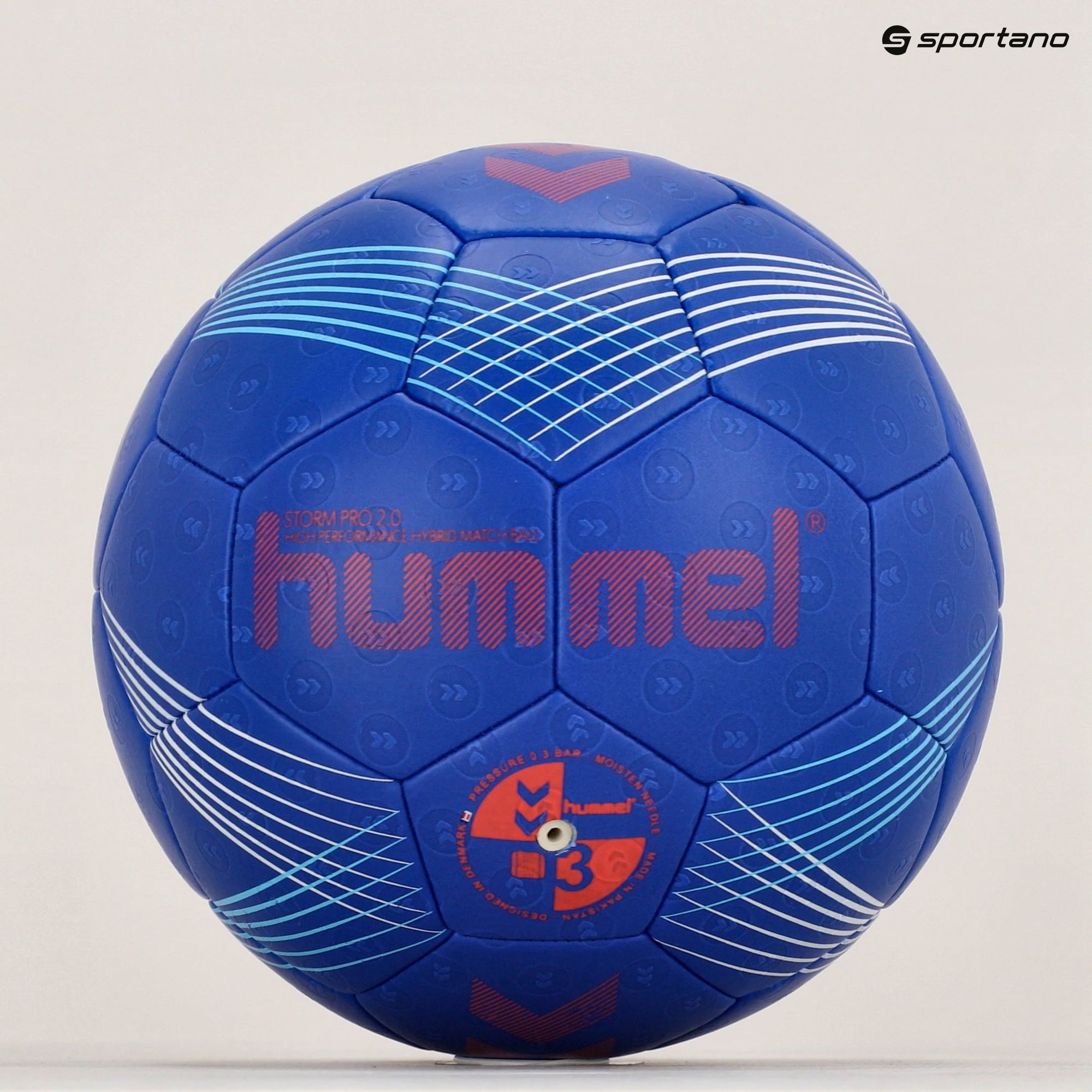 Piłka do piłki ręcznej Hummel Storm Pro 2.0 HB blue/red rozmiar 3 zdjęcie nr 4