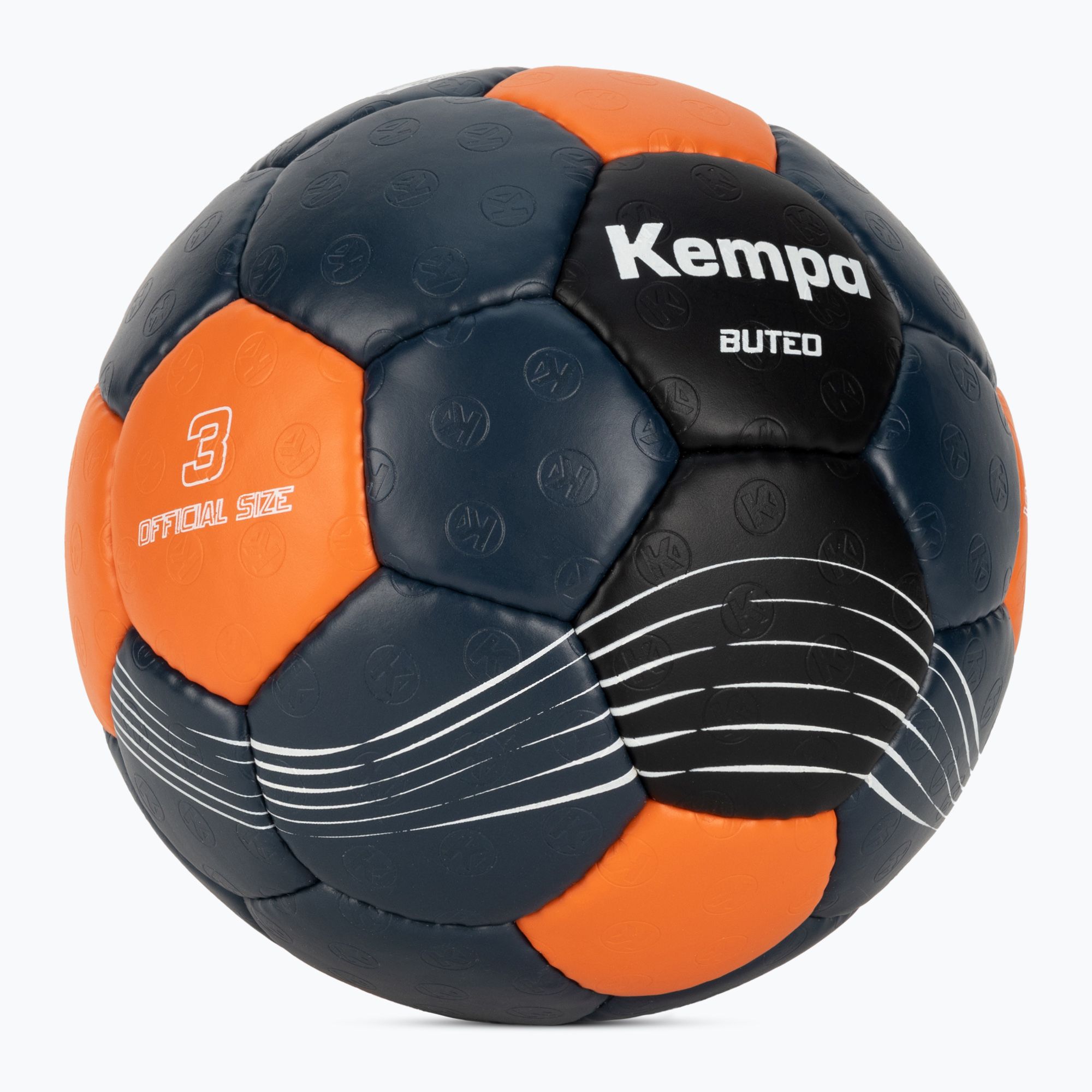 Piłka do piłki ręcznej Kempa Buteo ciemny turkus/pomarańczowa rozmiar 3 zdjęcie nr 2