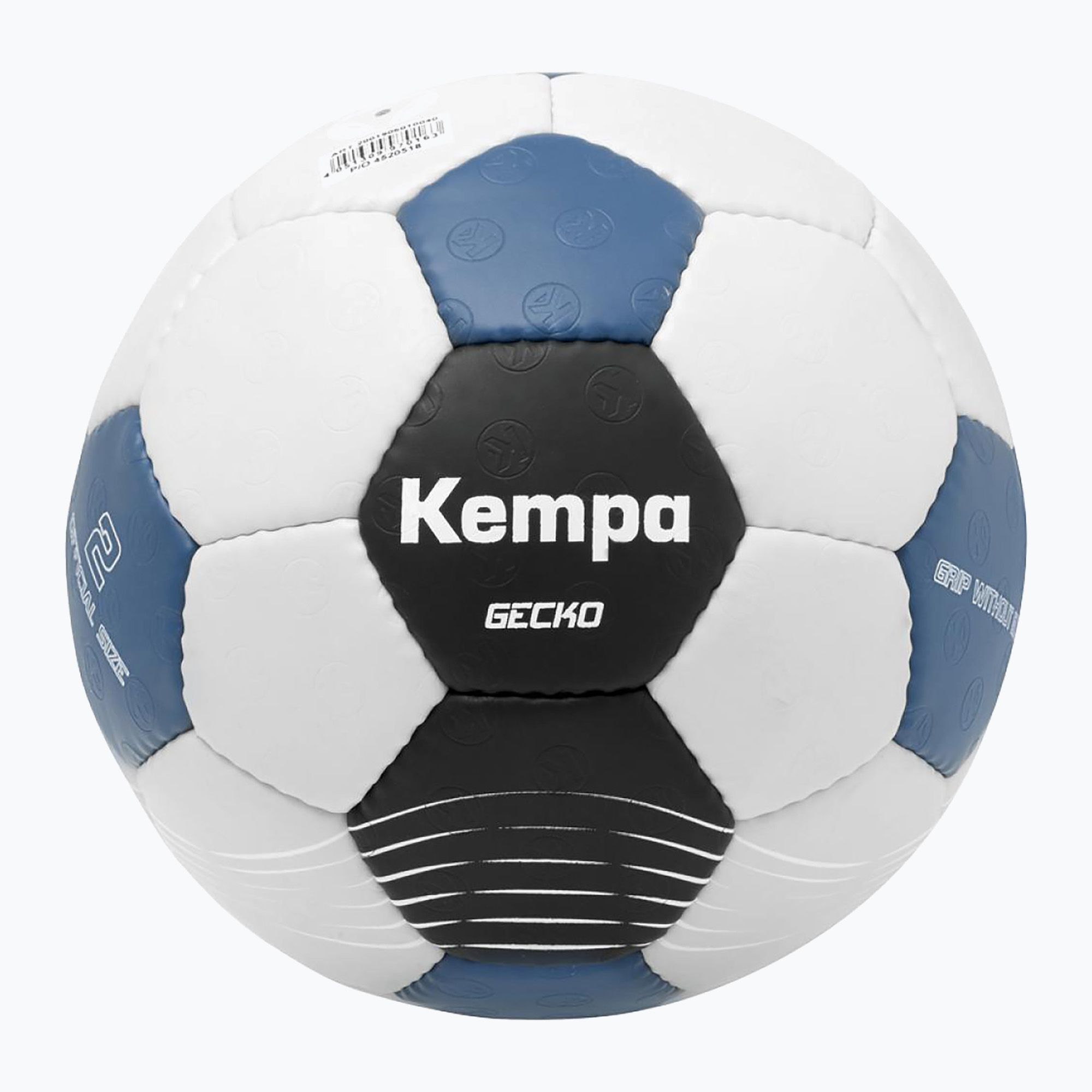 Piłka do piłki ręcznej Kempa Gecko szara/niebieska rozmiar 0 zdjęcie nr 4