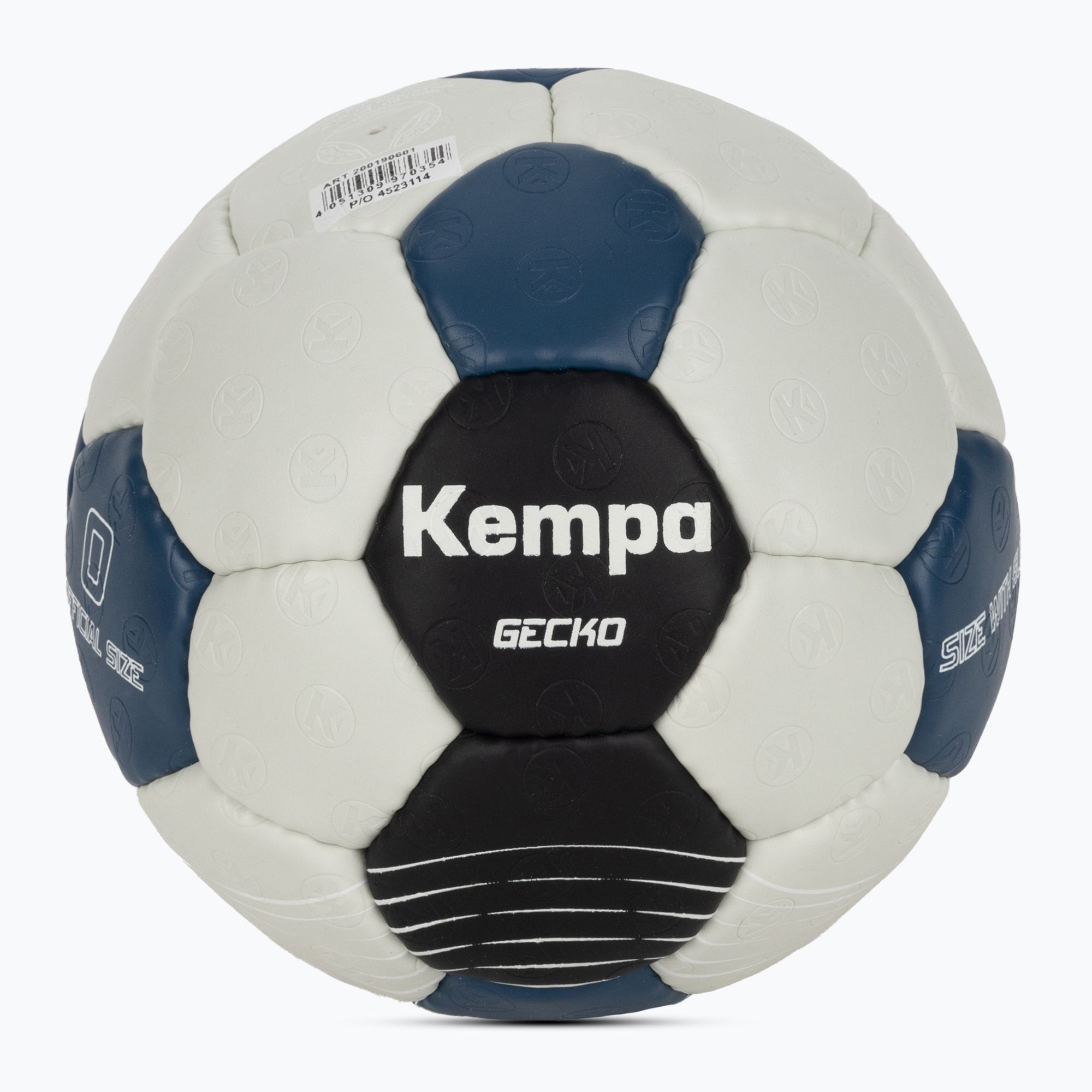 Piłka do piłki ręcznej Kempa Gecko szara/niebieska rozmiar 0