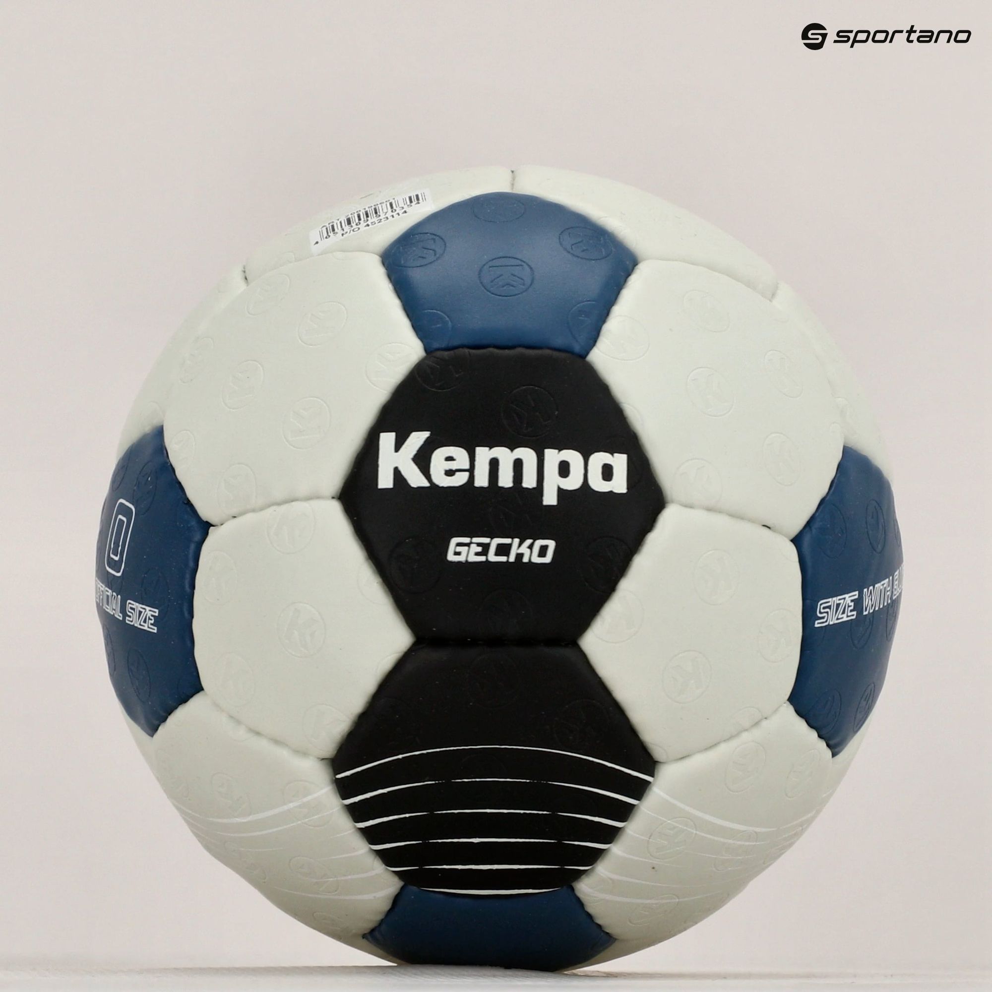 Piłka do piłki ręcznej Kempa Gecko szara/niebieska rozmiar 0 zdjęcie nr 5