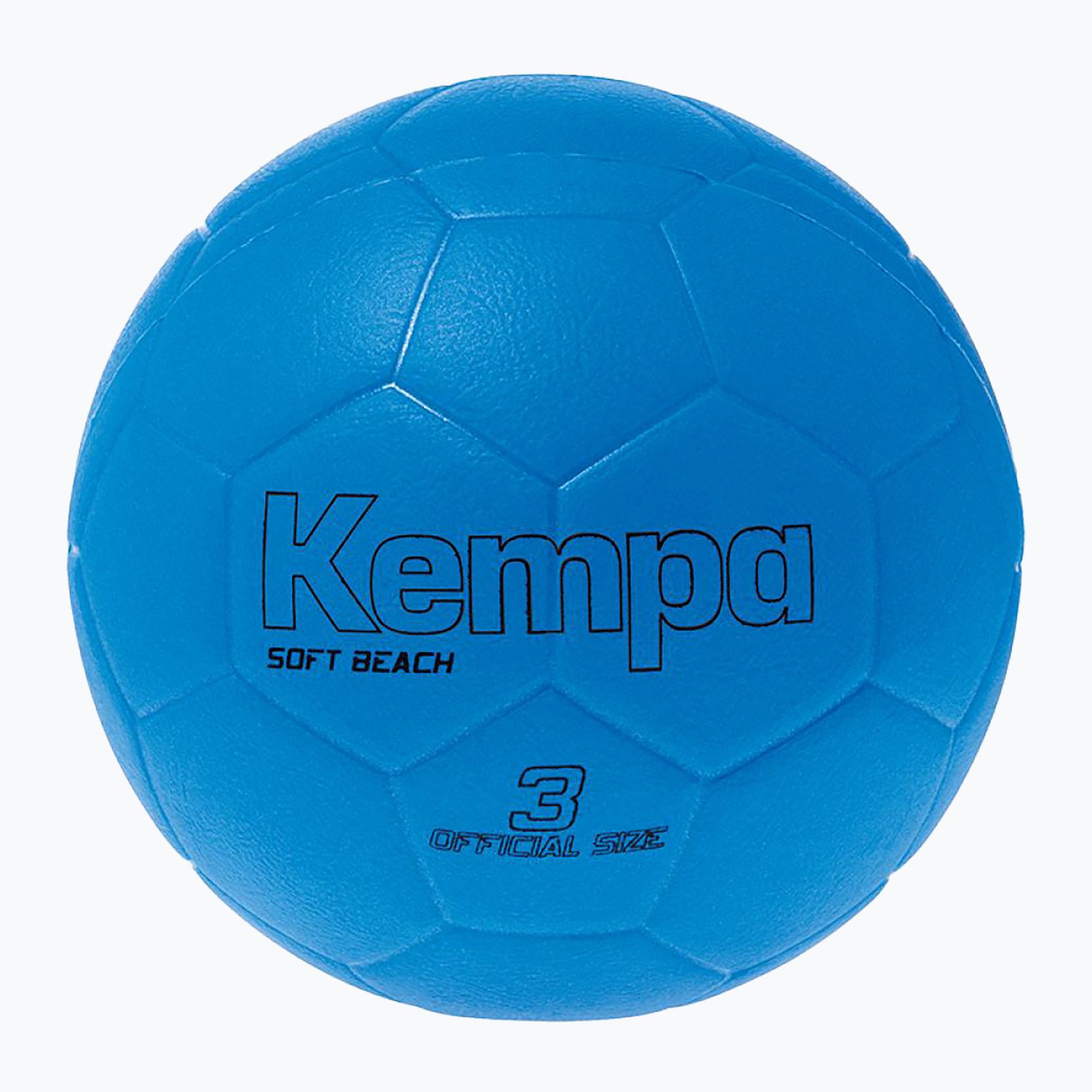 Piłka do piłki ręcznej Kempa Soft neonowa niebieska rozmiar 3 zdjęcie nr 4
