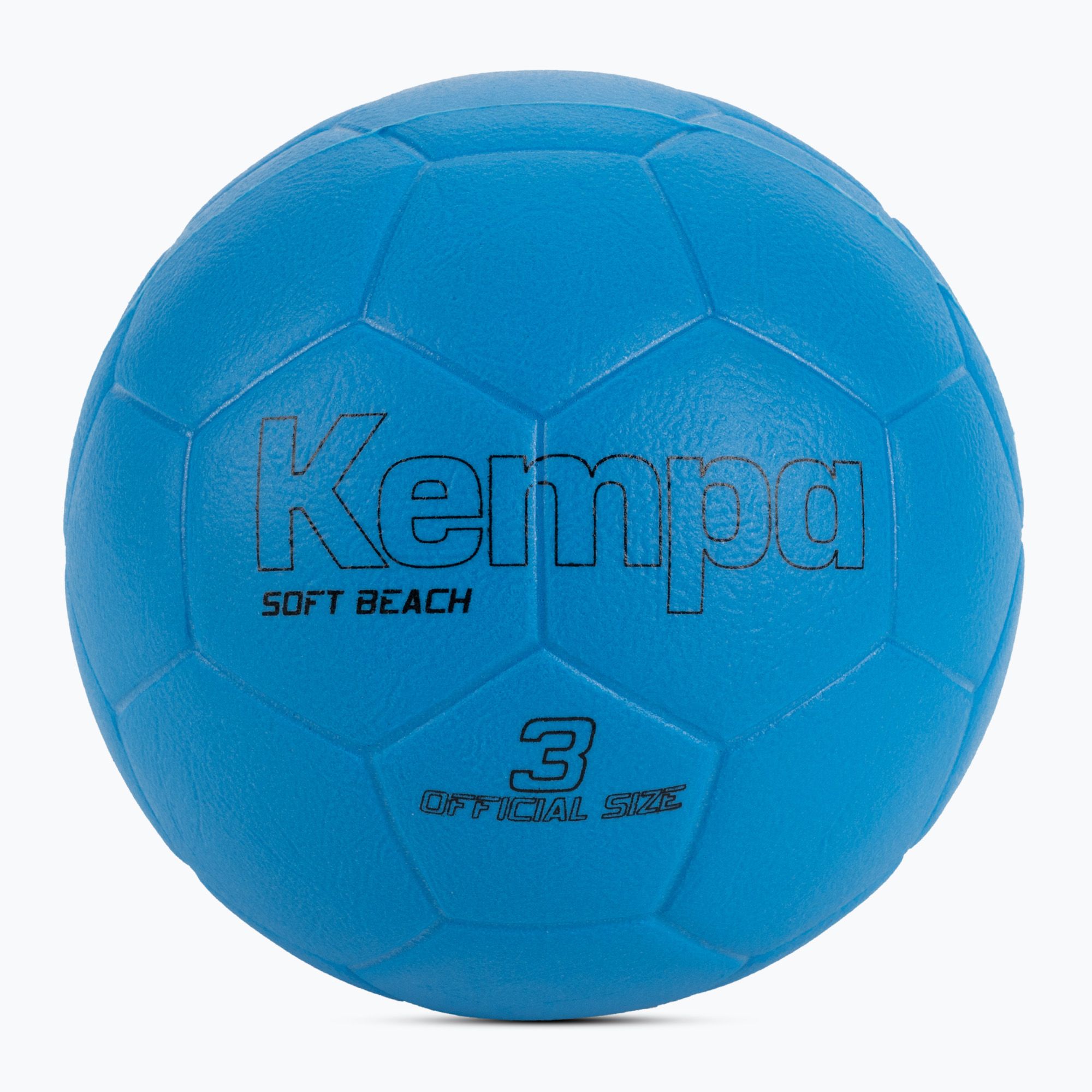 Piłka do piłki ręcznej Kempa Soft neonowa niebieska rozmiar 3