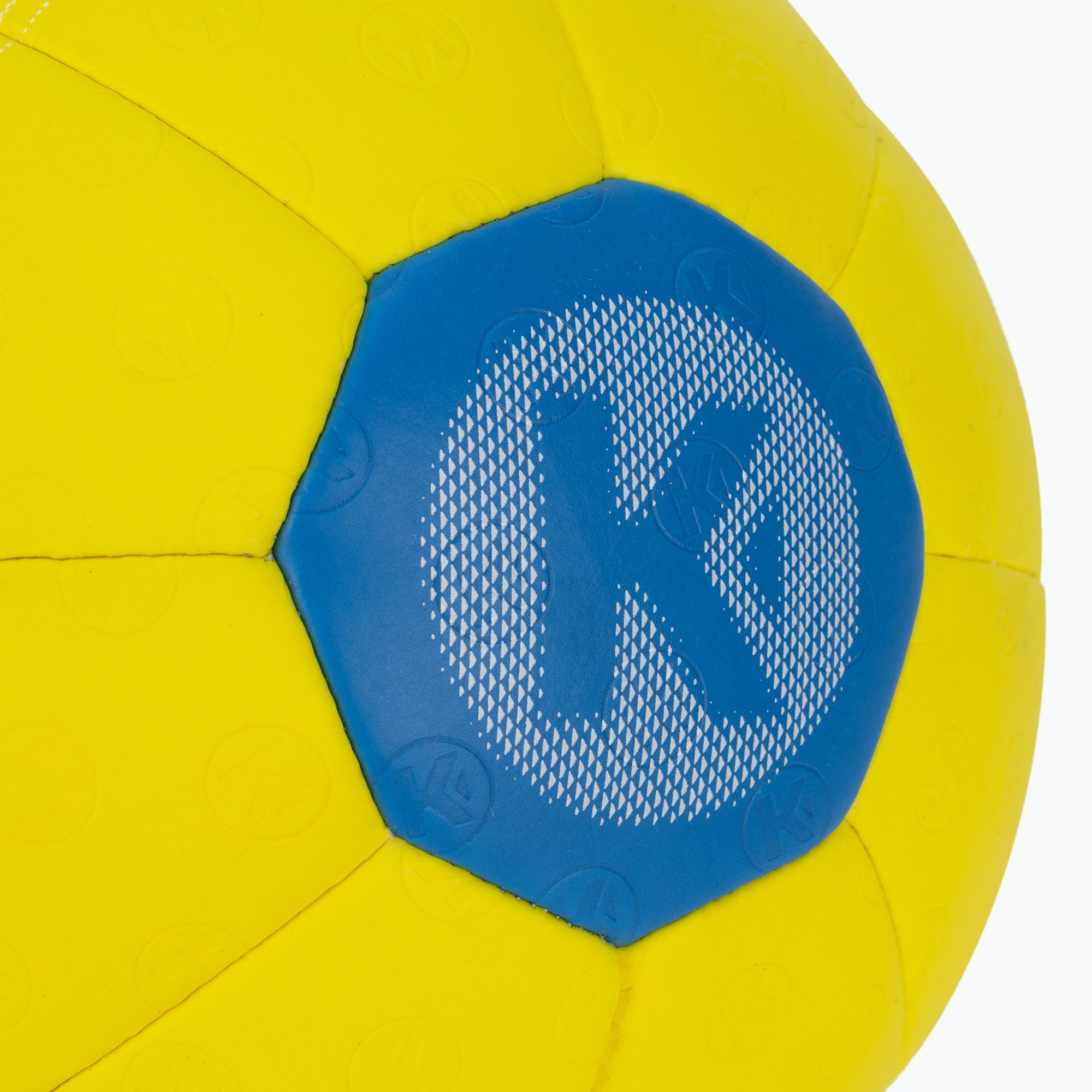 Piłka do piłki ręcznej Kempa Spectrum Synergy Plus żółta/niebieska rozmiar 2 zdjęcie nr 4