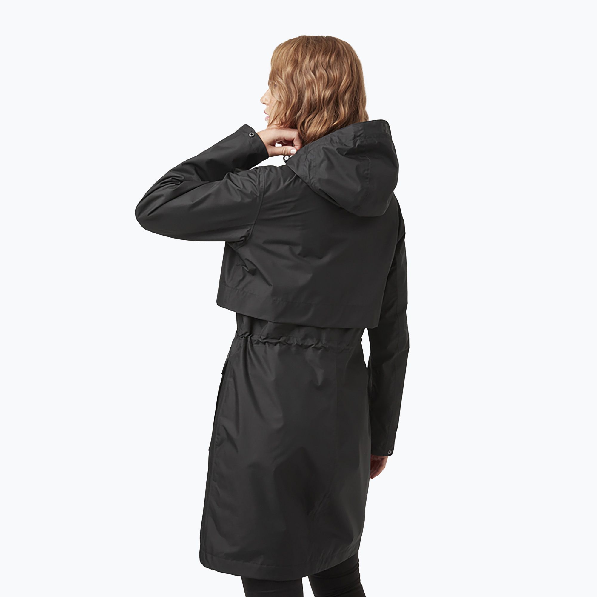 Płaszcz przeciwdeszczowy damski Helly Hansen Lynnwood Raincoat black zdjęcie nr 2