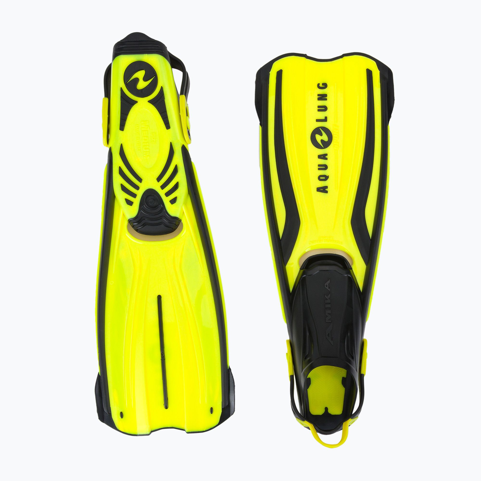 Płetwy do snorkelingu Aqualung Amika yellow/black zdjęcie nr 2