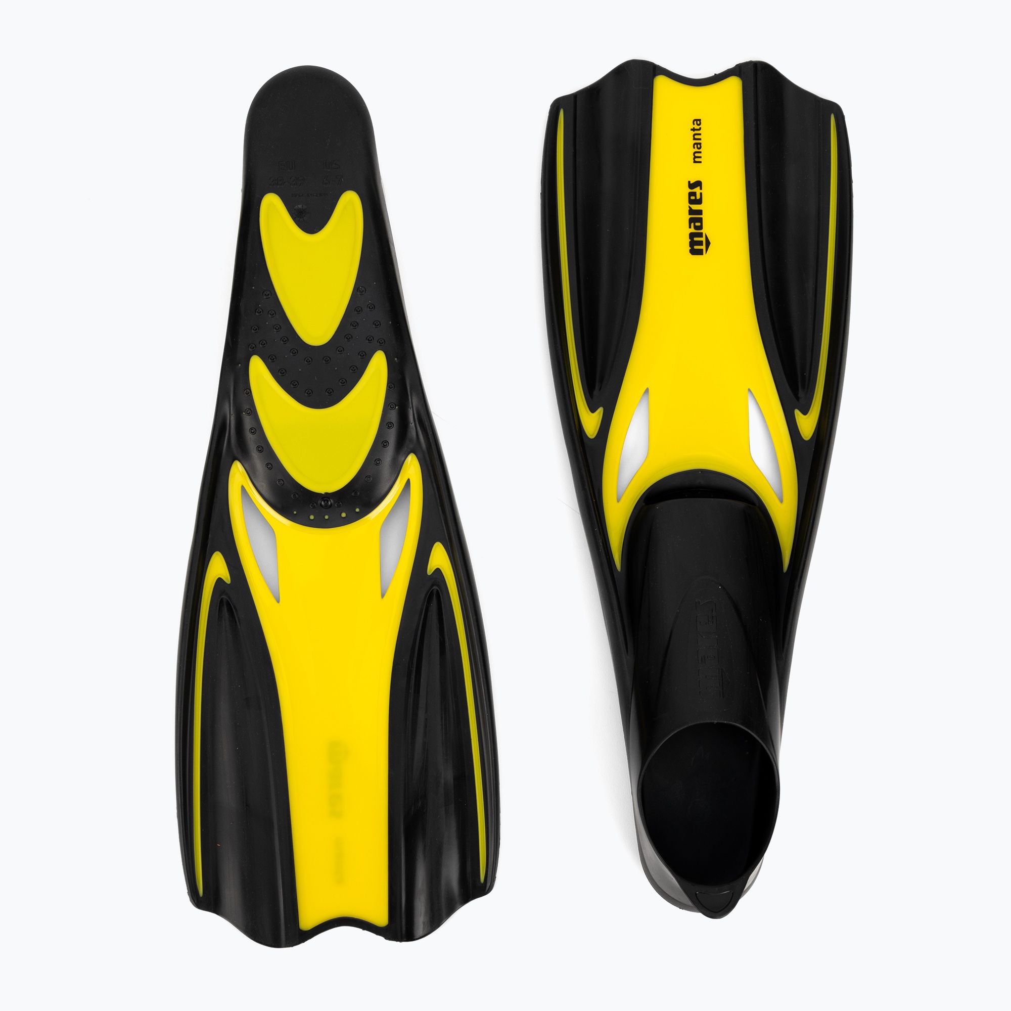 Płetwy do snorkelingu Mares Manta yellow/black zdjęcie nr 2