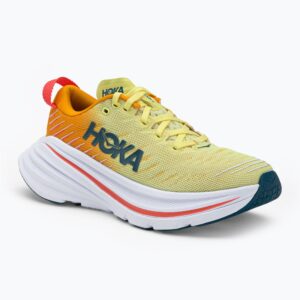 Buty do biegania damskie HOKA Bondi X yellow pear/radiant yellow