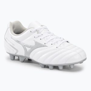 Buty piłkarskie dziecięce Mizuno Monarcida Neo II Sel białe P1GB232504