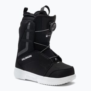 Buty snowboardowe dziecięce Salomon Project Boa czarne L41681700