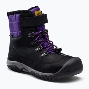 Buty trekkingowe dziecięce KEEN Greta Boot WP black/purple
