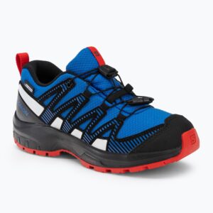 Buty trekkingowe dziecięce Salomon XA Pro V8 CSWP niebieskie L47126200