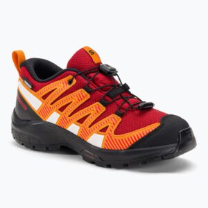 Buty trekkingowe dziecięce Salomon Xa Pro V8 CSWP red/black/opeppe