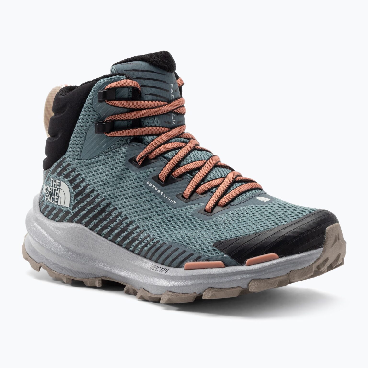 Buty turystyczne damskie The North Face Vectiv Fastpack Mid Futurelight niebieskie NF0A5JCX4AB1