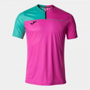 Koszulka męska Joma SMASH SHORT SLEEVE fluor pink/green L