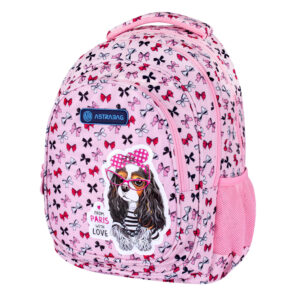Plecak sportowy dla dzieci dla dzieci Astrabag Sweet dog with bows 20L