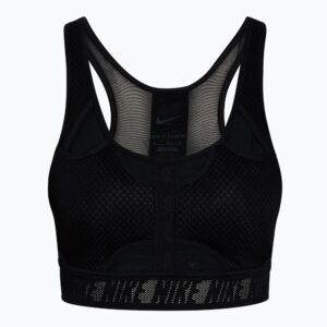 Biustonosz fitness Nike Swoosh UltraBreathe black/dk smoke gray
