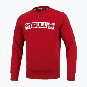 Bluza męska Pitbull West Coast Crewneck Hilltop Terry Group red