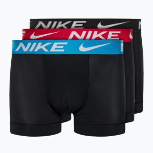 Bokserki męskie Nike Dri-Fit Essential Micro Trunk 3 pary black/red/blue lightning wb