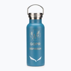 Butelka termiczna Salewa Valsura Insul BTL #WspieramGOPR 450 ml niebieska 00-0000000518