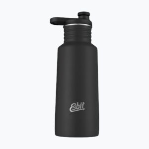 Butelka turystyczna Esbit Pictor Stainless Steel Sports Bottle 550 ml black