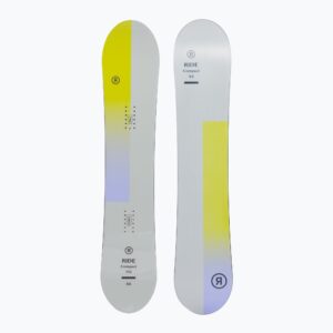 Deska snowboardowa damska RIDE Compact szaro-żółta 12G0019