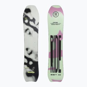 Deska snowboardowa damska RIDE Psychocandy biało-zielona 12G0015