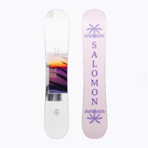 Deska snowboardowa damska Salomon Lotus biała L47018600