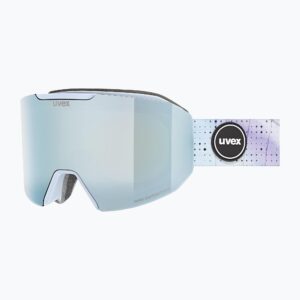 Gogle narciarskie UVEX Evidnt Attract CV arctic blue matt/mirror sapphire/contrastview green/clear
