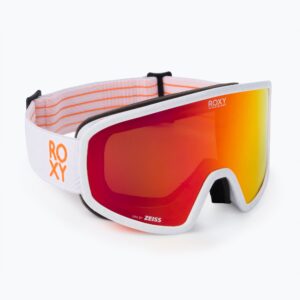 Gogle snowboardowe damskie ROXY Feenity Color Luxe bright white/sonar ml revo red
