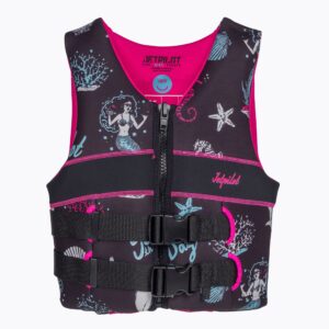 Kamizelka asekuracyjna dziecięca Jetpilot Cause Teen Neo Vest black/pink