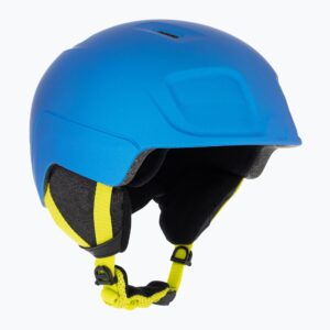 Kask narciarski dziecęcy UVEX Manic Pro blue/lime mat