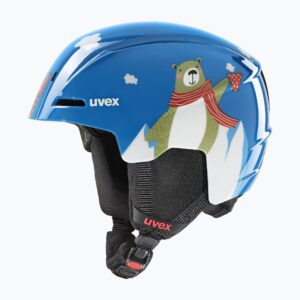 Kask narciarski dziecęcy UVEX Viti blue bear