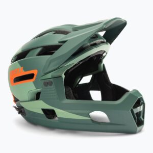 Kask rowerowy Bell FF Super Air R MIPS Spherical matte gloss green infrared