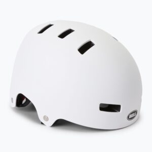 Kask rowerowy Bell Local matte white scribble