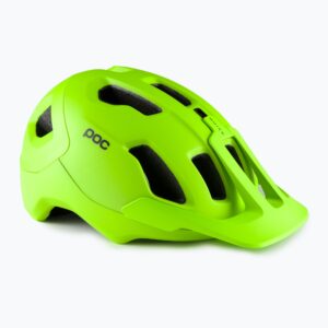 Kask rowerowy POC Axion fluorescent yellow/green matt