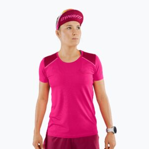 Koszulka do biegania damska DYNAFIT Sky flamingo